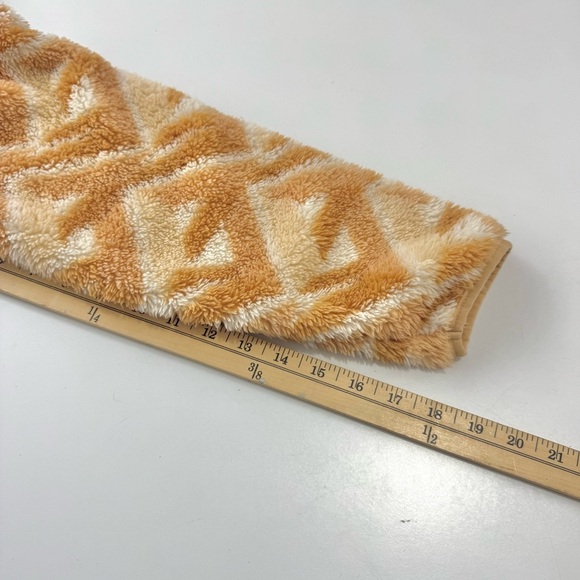 Hurley Women's Sz L Soft Midweight 1/4 Snap Plush Pullover Aztec Tan Outdoorsy - Picture 11 of 11